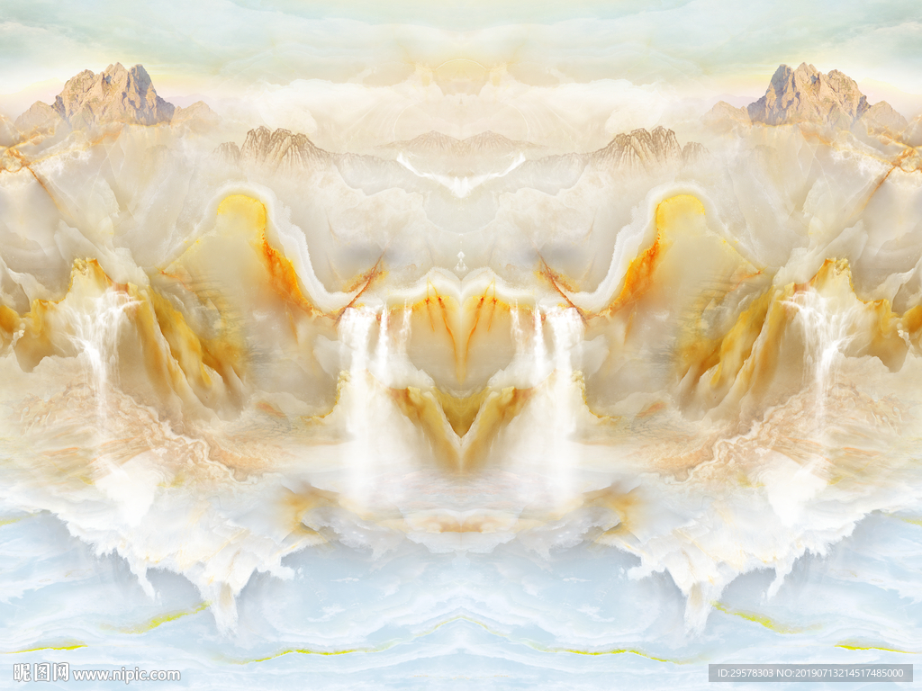 豪华 精品玉石壁画 TIF合层