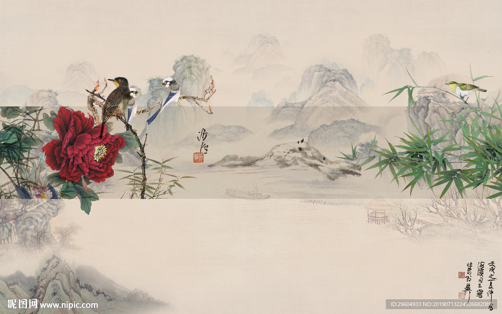 欧式背景墙 精品TIF分层