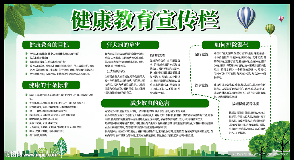 健康教育宣传栏 社区宣传栏