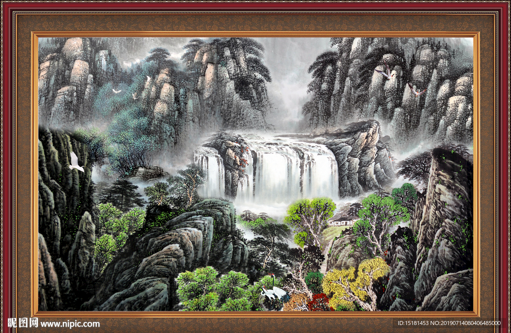 山水风景图