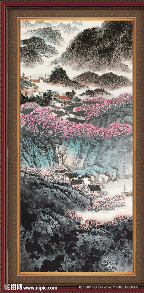巨幅山水