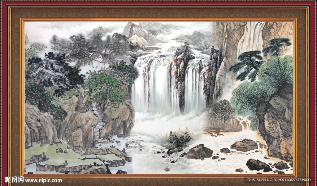 山水风景图