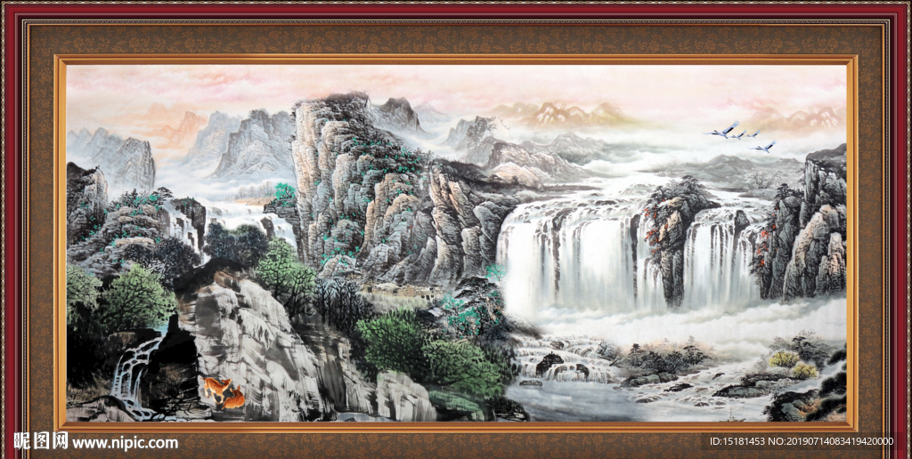 山水风景画