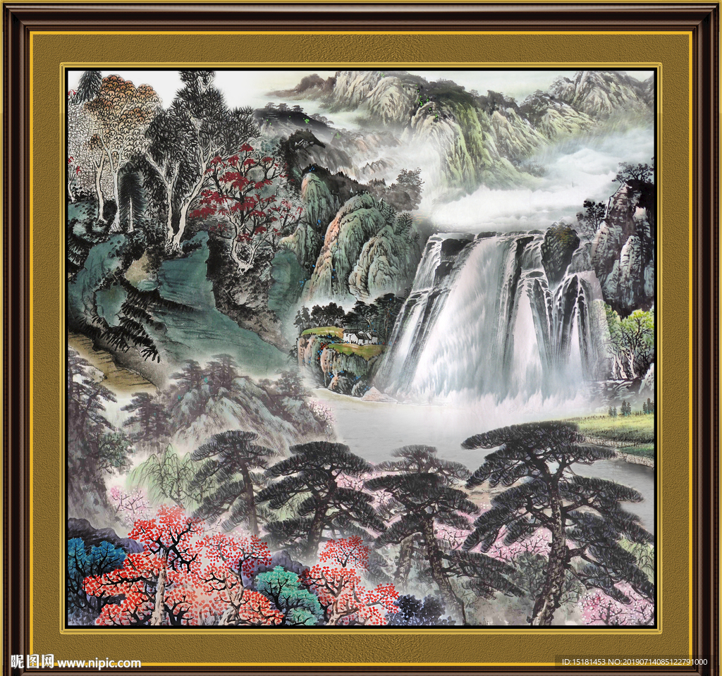 山水风景图