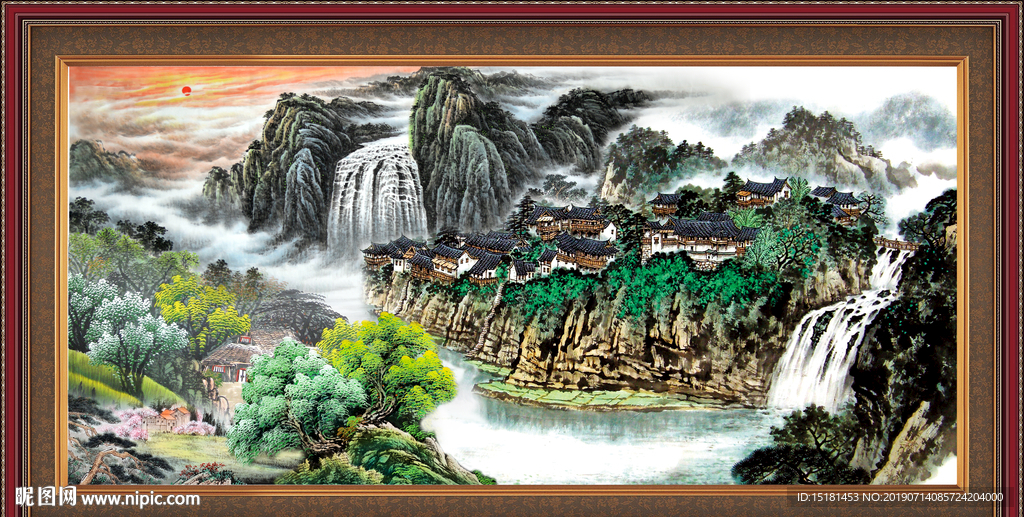 山水风景图