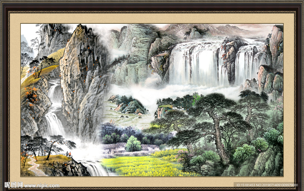 山水风景图