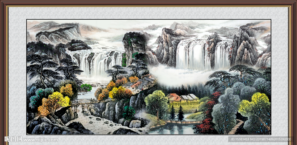 山水风景图