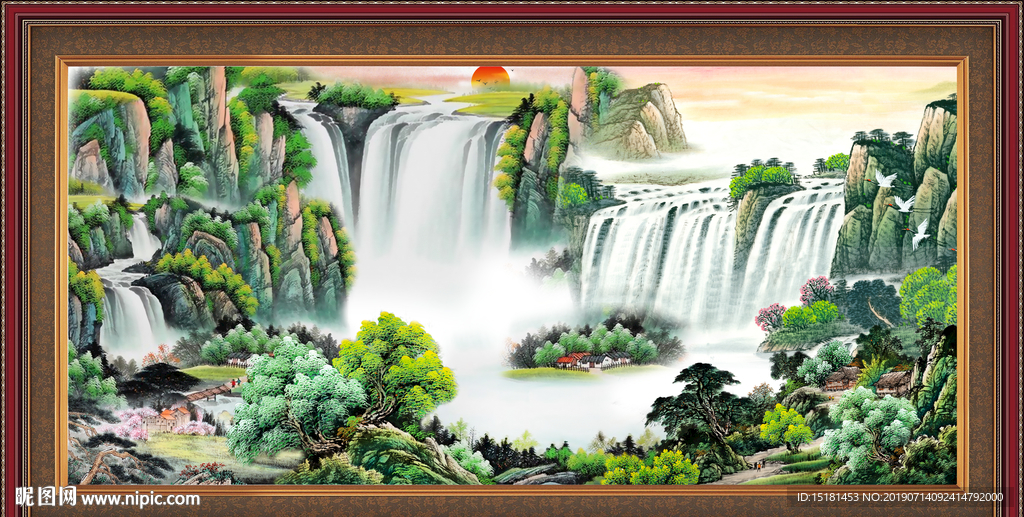 山水风景图