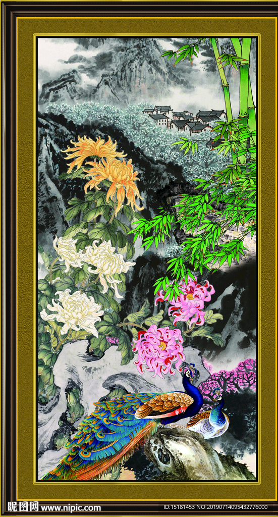 孔雀牡丹