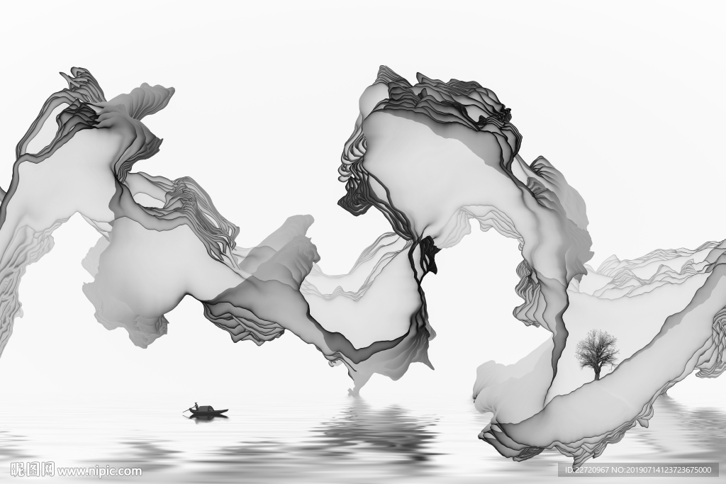 水墨画