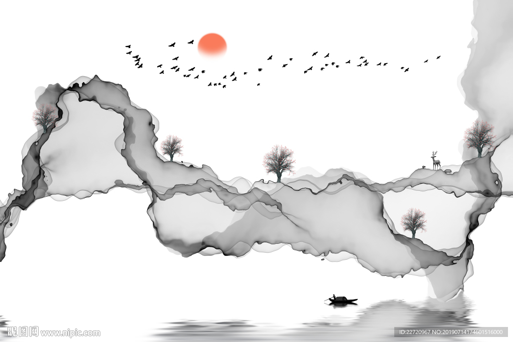 水墨画