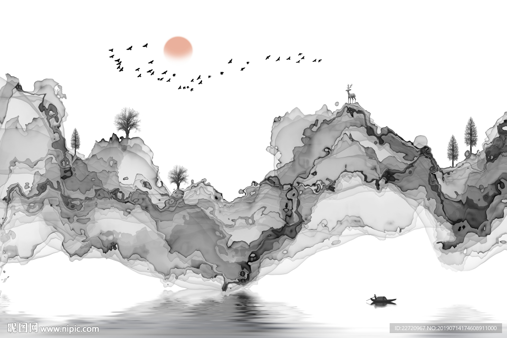 水墨画