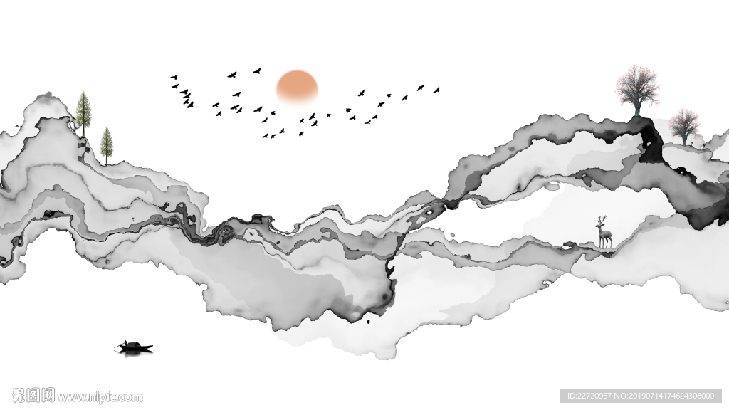 水墨画