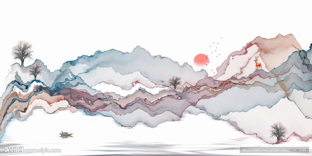 山水装饰画