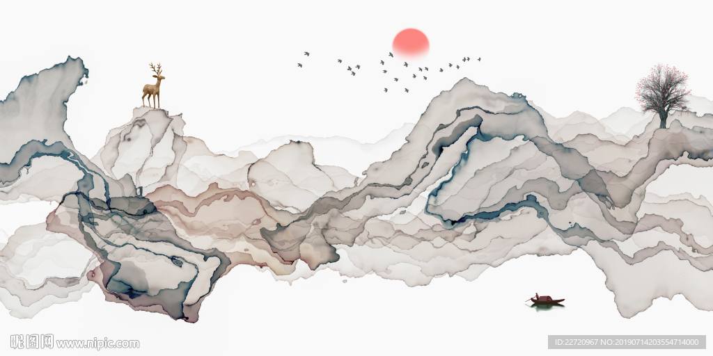 水墨画
