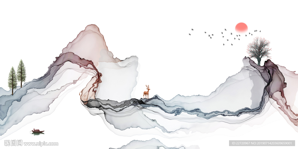 水墨画