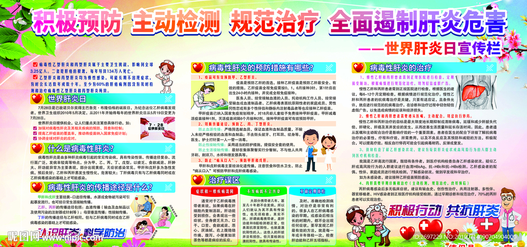 世界肝炎日宣传栏