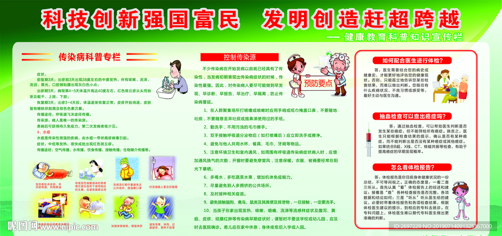 预防传染病健康教育宣传栏
