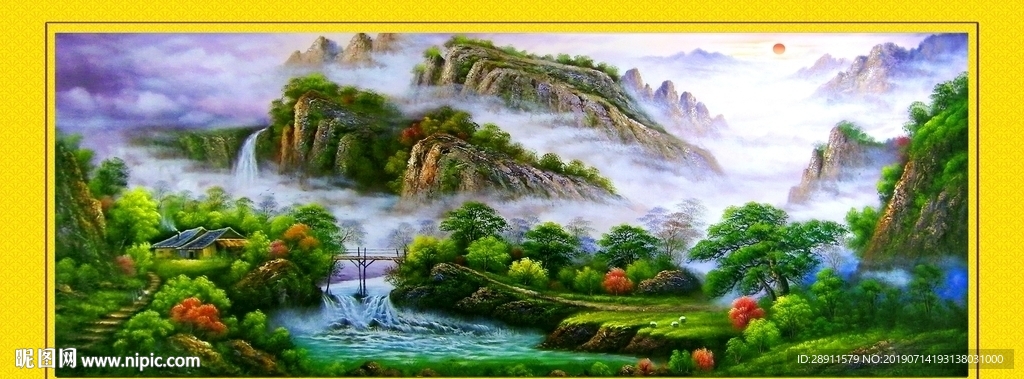 迎客松 迎客松图 迎客松画