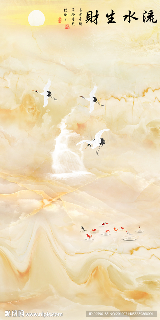 欧式玄关装饰壁画 TIF分层