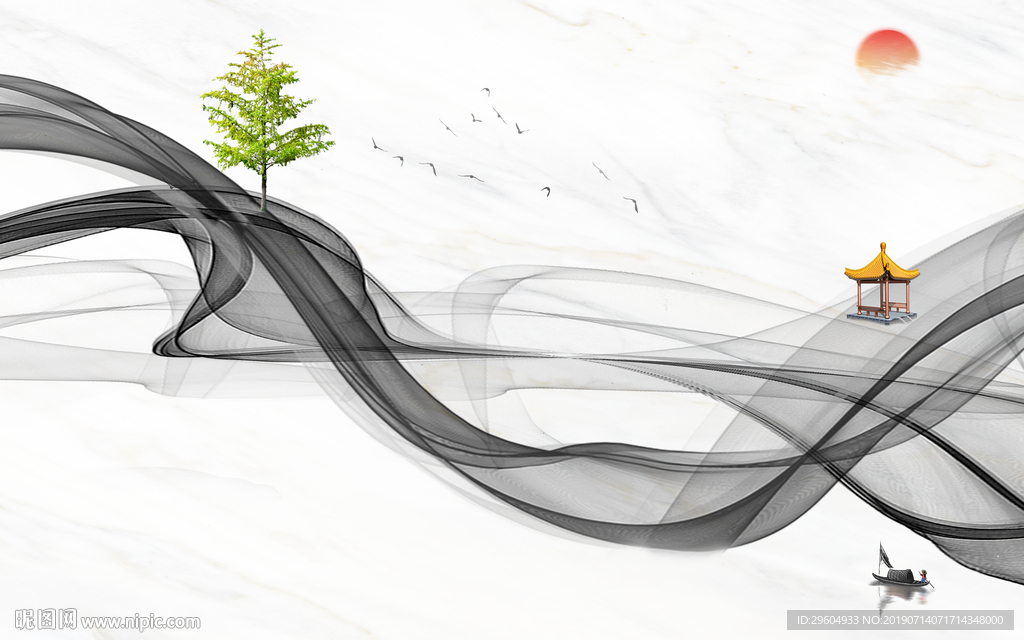 抽象背景墙 高清TIF分层