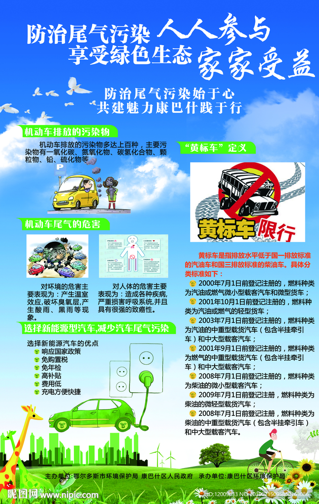 环保局展板海报