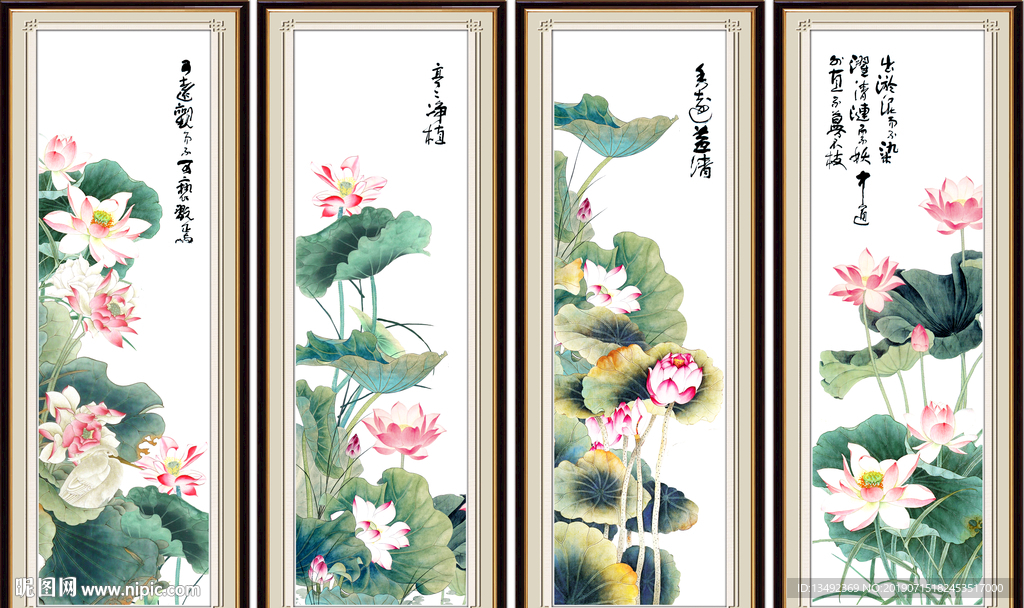 荷花图