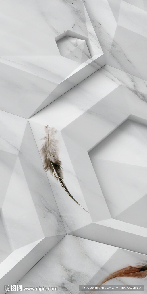 大气灰色立体玄关 TIF分层