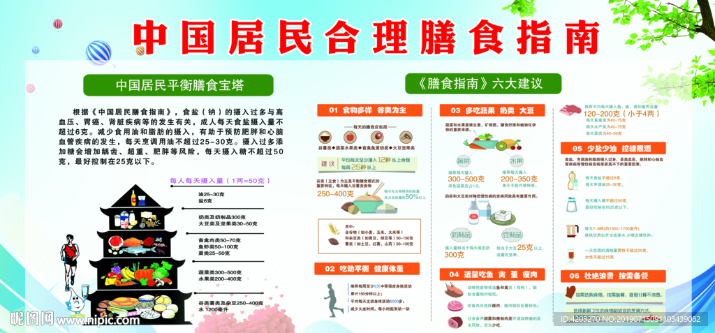 合理膳食指南