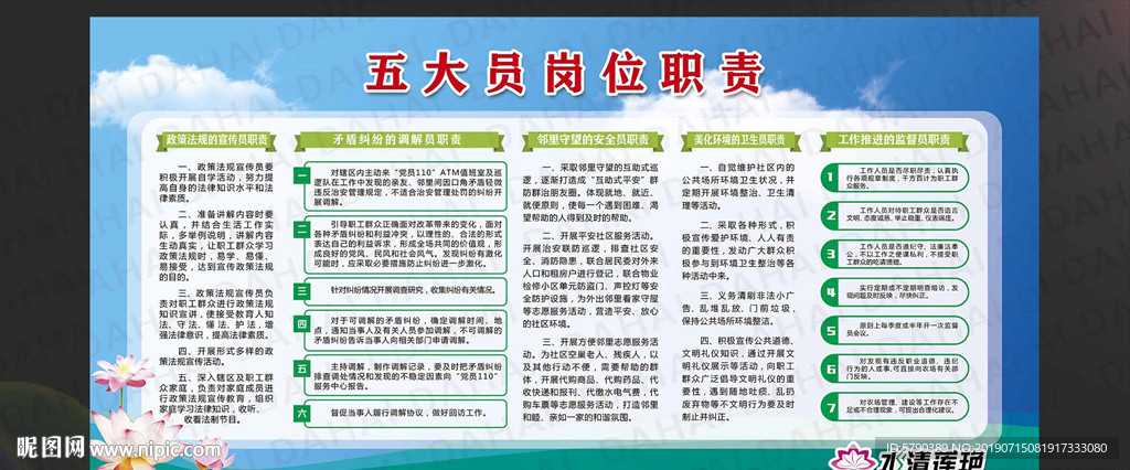 廉政文化展板