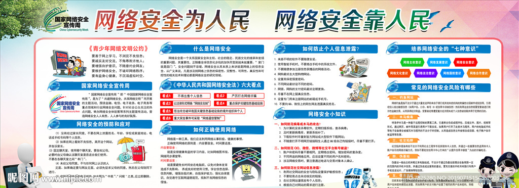2019网络安全宣传周展板