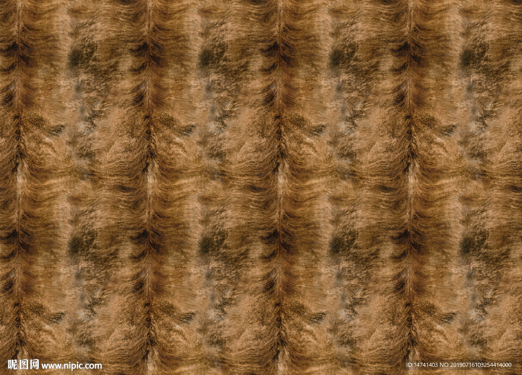 动物皮毛无限循环无缝拼接印花图