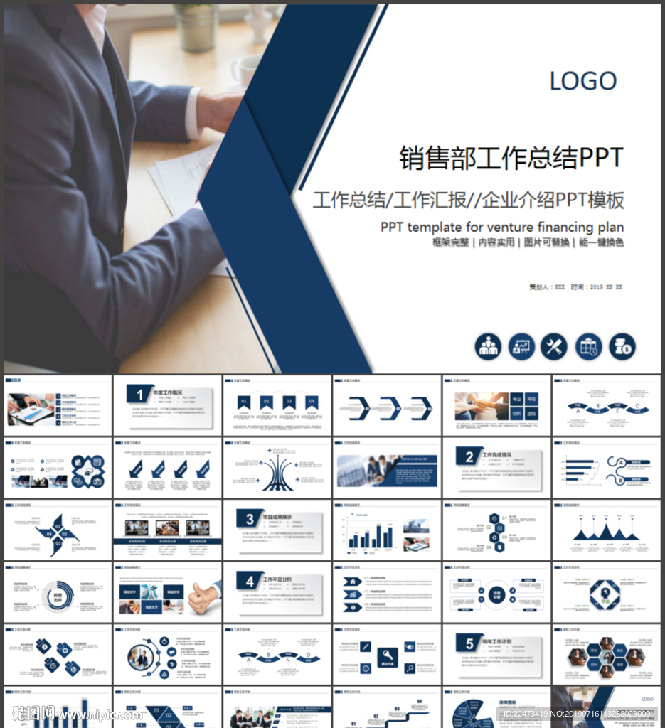 市场营销年中工作总结ppt