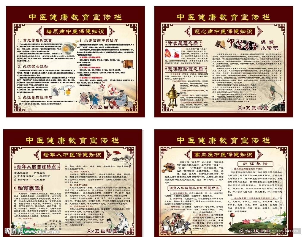 中医宣传栏