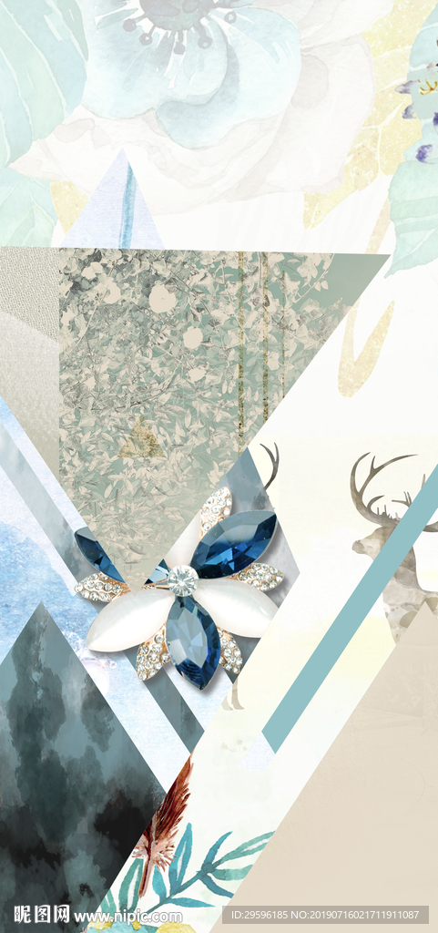 欧式新品意境玄关 TIF分层