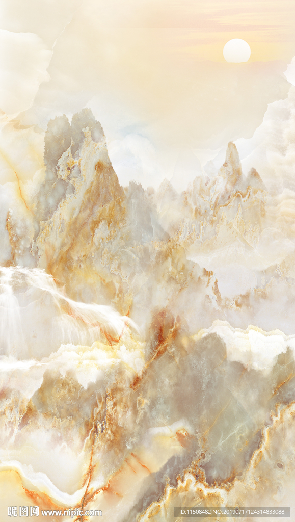 云海奇峰大理石纹