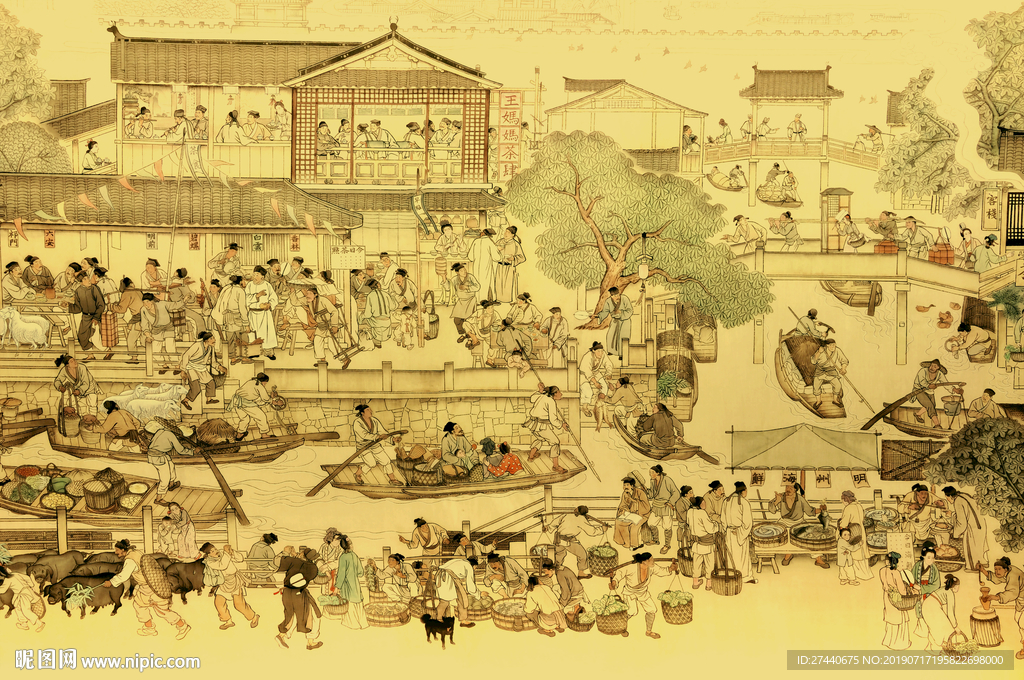 美食古典大观图