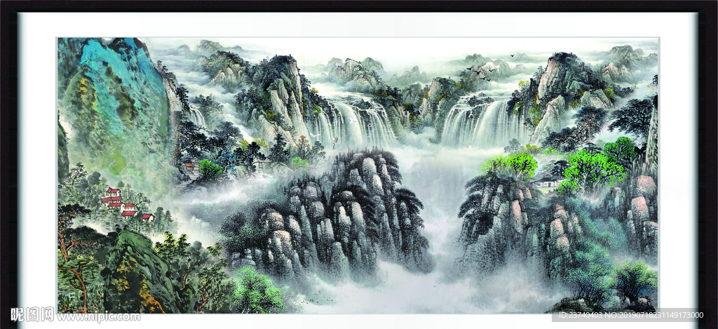山水风景图