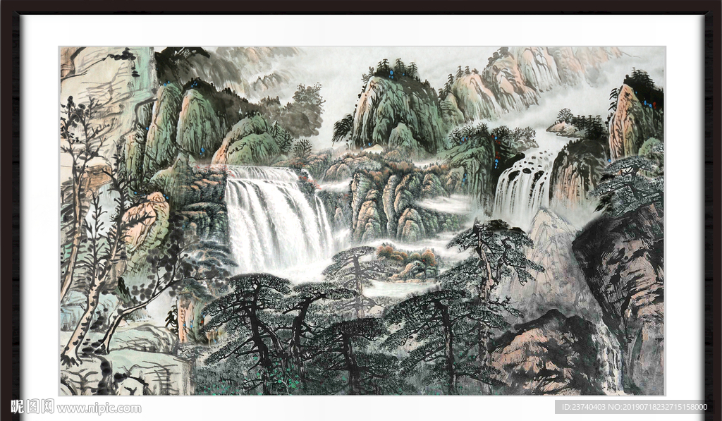 山水风景图