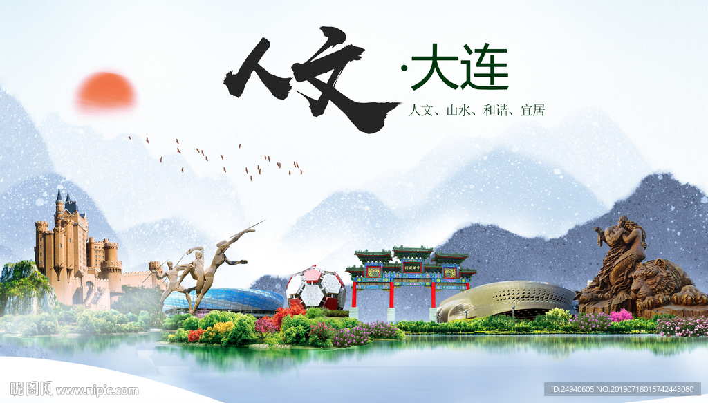 辽宁人文醉美城市形象海报