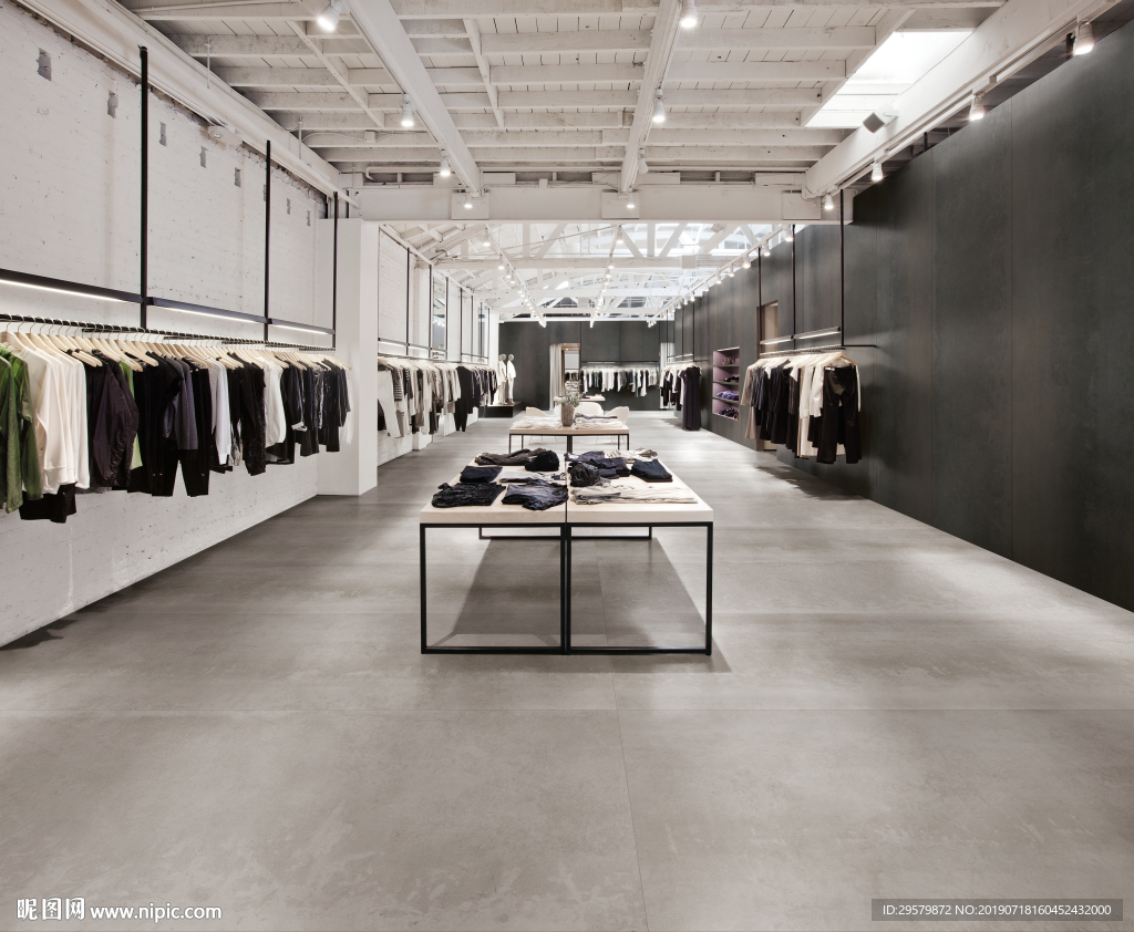 北欧简约现代 服饰服装休闲店铺