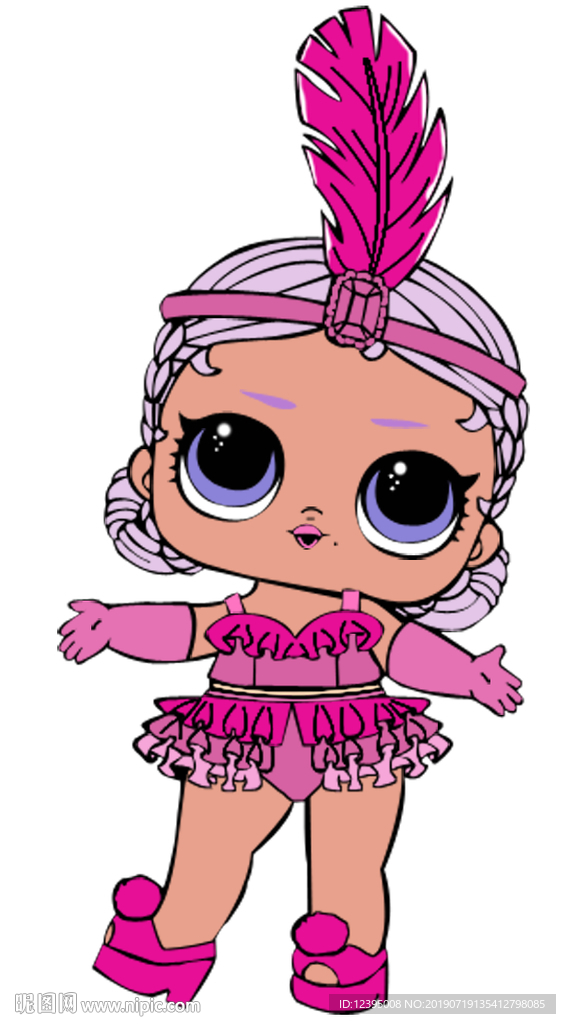 LOL 惊喜娃娃 分层图案