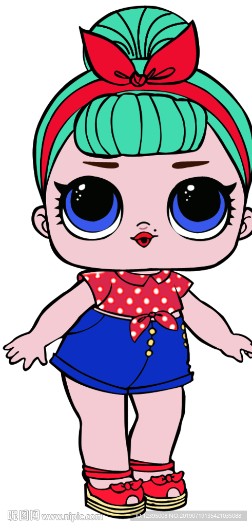 LOL 惊喜娃娃 分层图案