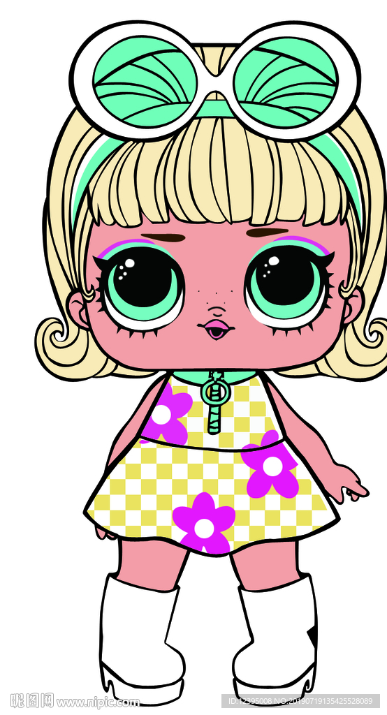 LOL 惊喜娃娃 分层图案