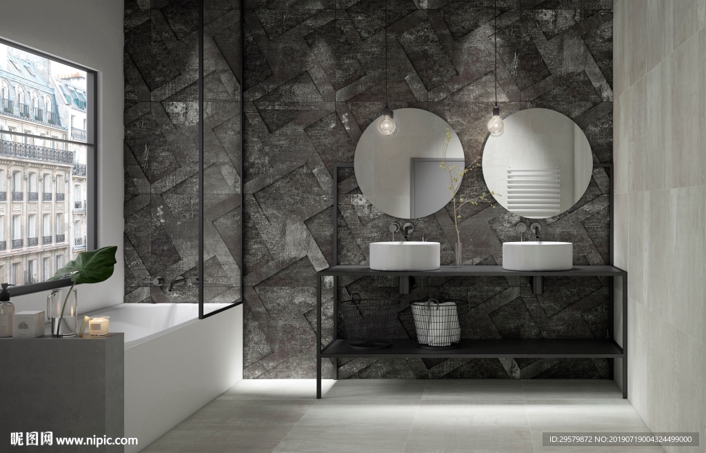 北欧简约现代 瓷质大板展示空间