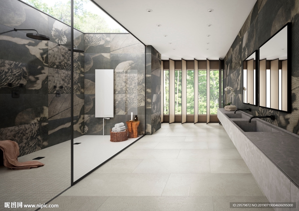 北欧简约现代 瓷质大板展示空间