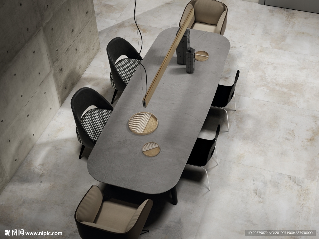 北欧简约现代 瓷质大板展示空间