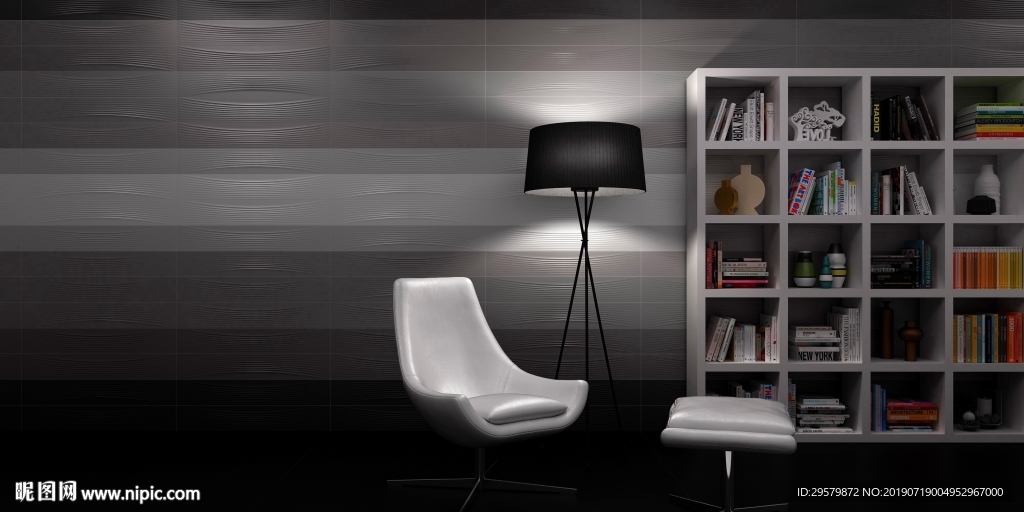 北欧简约现代 瓷质大板展示空间