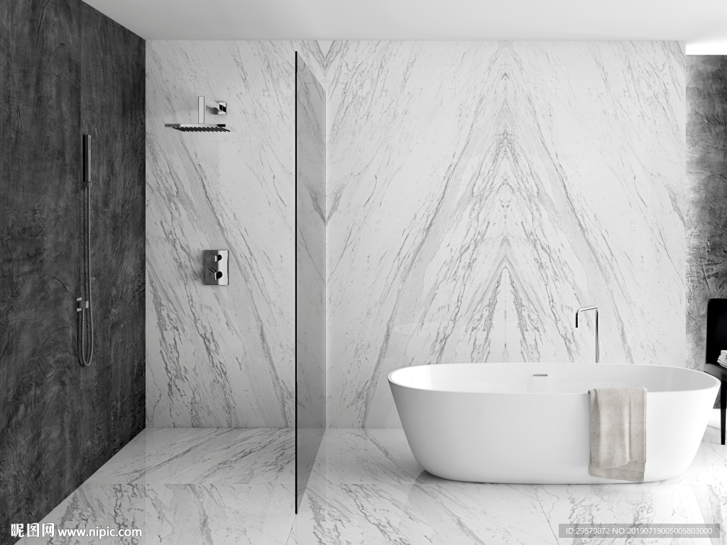 北欧简约现代 瓷质大板展示空间