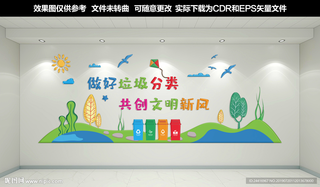 垃圾分类文化墙